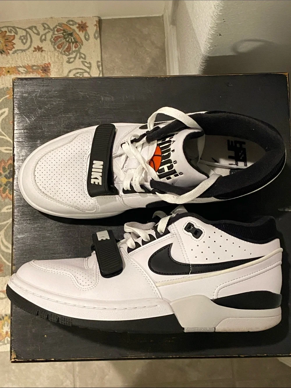 Billie Eilish × Nike Air Alpha Force 88 Black and White DZ6763-102 Men's US 8.5